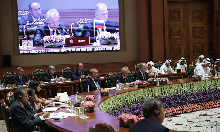 Выступление Сергея Шойгу на встрече высоких представителей курирующих вопросы безопасности стран БРИКС