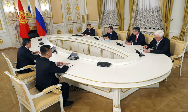 Дмитрий Медведев и Сооронбай Жээнбеков