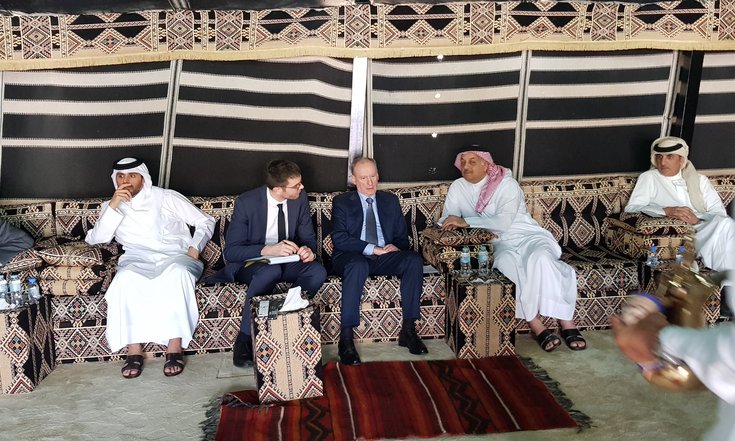 рабочие встречи во второй день российско-катарских консультаций