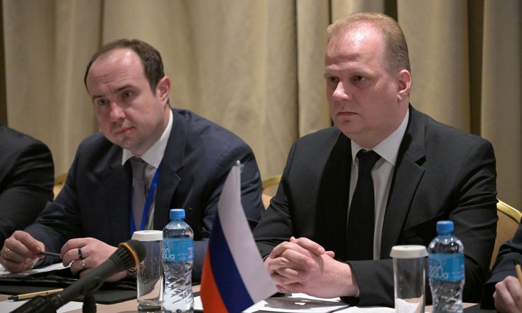 Заместитель Секретаря Совета Безопасности России Александр Венедиктов встретился со своим иранским коллегой Али Багери Кани на полях 21-й встречи секретарей советов безопасности государств-членов ШОС в Бишкеке