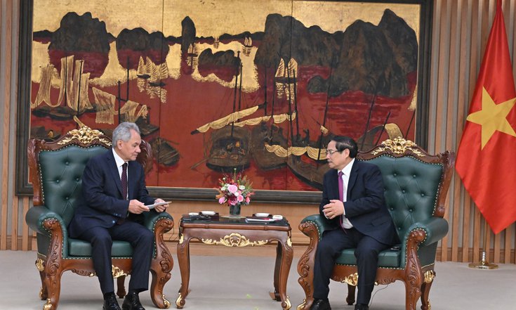 Премьер-министр Фам Минь Тинь принял Секретаря Совета безопасности Российской Федерации Сергея Шойгу