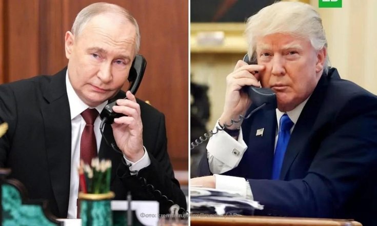 Президент Российской Федерации Владимир Путин провел телефонный разговор с Президентом США Дональдом Трампом
