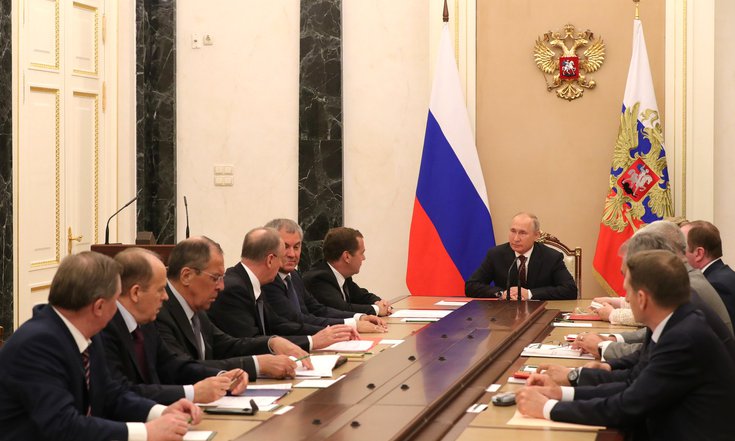 совещание с постоянными членами Совета Безопасности России
