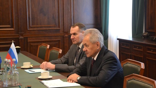 Секретарь Совета Безопасности Российской Федерации Сергей Шойгу встретился с Генеральным Секретарем ОДКБ Таалатбеком Масадыковым