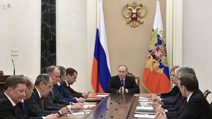 Владимир Путин провел совещание с постоянными членами Совета Безопасности Российской Федерации
