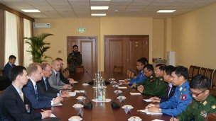 В Москве Секретарь Совета Безопасности Российской Федерации встретился с Верховным Главнокомандующим Вооруженными Силами Республики Союз Мьянма