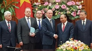 Секретарь Совета Безопасности России Николай Патрушев провёл переговоры с Премьер-министром Вьетнама Нгуен Суан Фуком