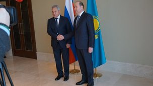 Секретарь Совета Безопасности России Сергей Шойгу в Казахстане провел переговоры с Секретарем Совета Безопасности РК Гизатом Нурдаулетовым