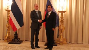 Сегодня в Бангкоке Премьер-министр Королевства Таиланд принял Секретаря Совета Безопасности Российской Федерации