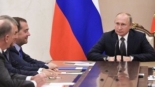 Владимир Путин обсудил с постоянными членами Совета Безопасности России ситуацию в Сирии