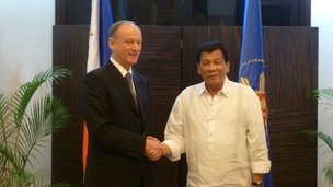 В г.Давао (Республика Филиппины) Секретаря Совета Безопасности Российской Федерации принял Президент Республики Филиппины