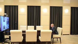 Владимир Путин провёл совещание с постоянными членами Совета Безопасности в режиме видеоконференции