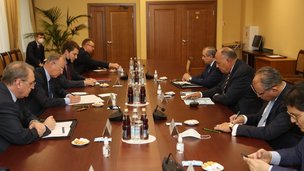 Секретарь Совета Безопасности России Николай Патрушев встретился в Москве с Министром иностранных дел Египта Самехом Шукри